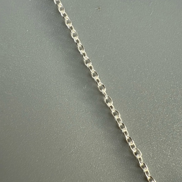 Sterling Silver Heart Knot Necklace - Picture 5 of 7